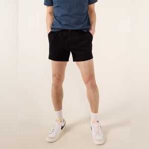 Chubbies The Dark N Stormies 4” shorts elastic waist black Size XL